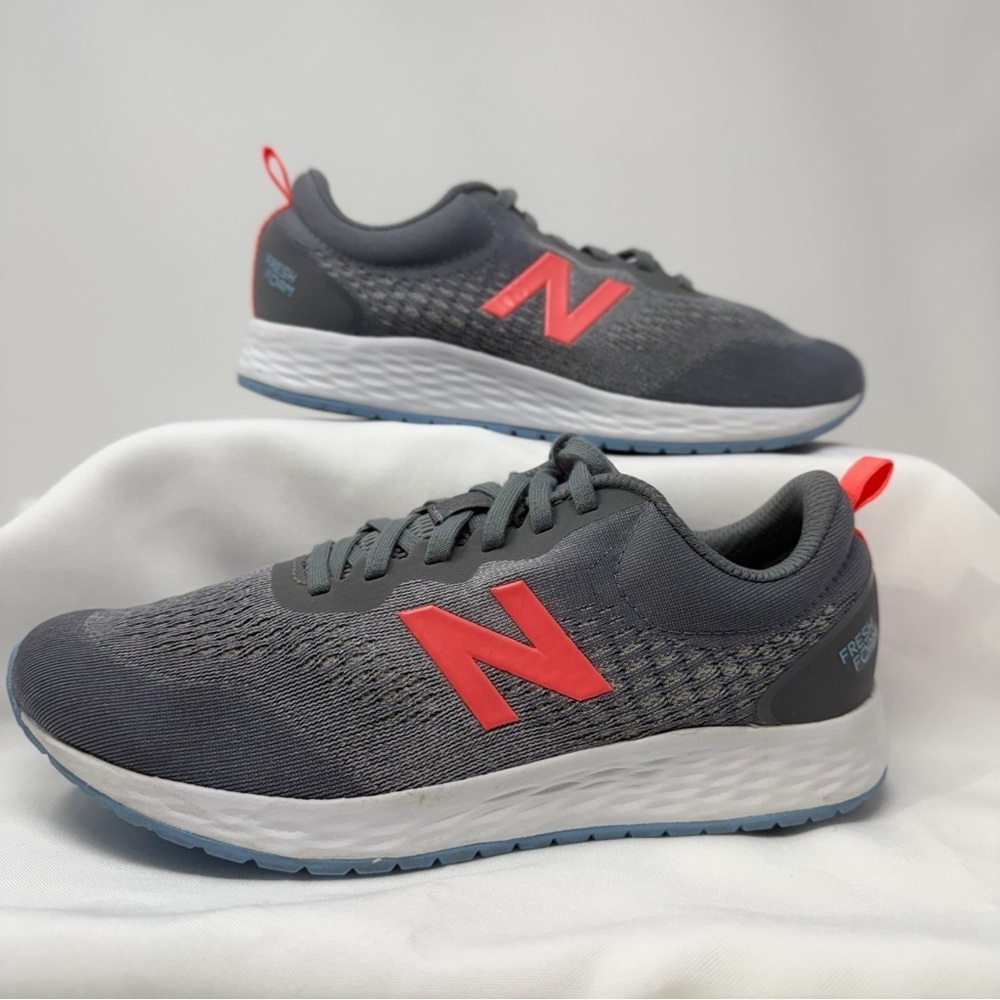 New Balance Fresh Foam Arishi v3 Women’s 6 Gray Coral Running Shoes Athletic